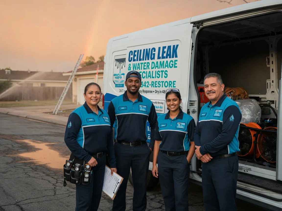 Ceiling Leak Cleanup company in North Kingsville, OH