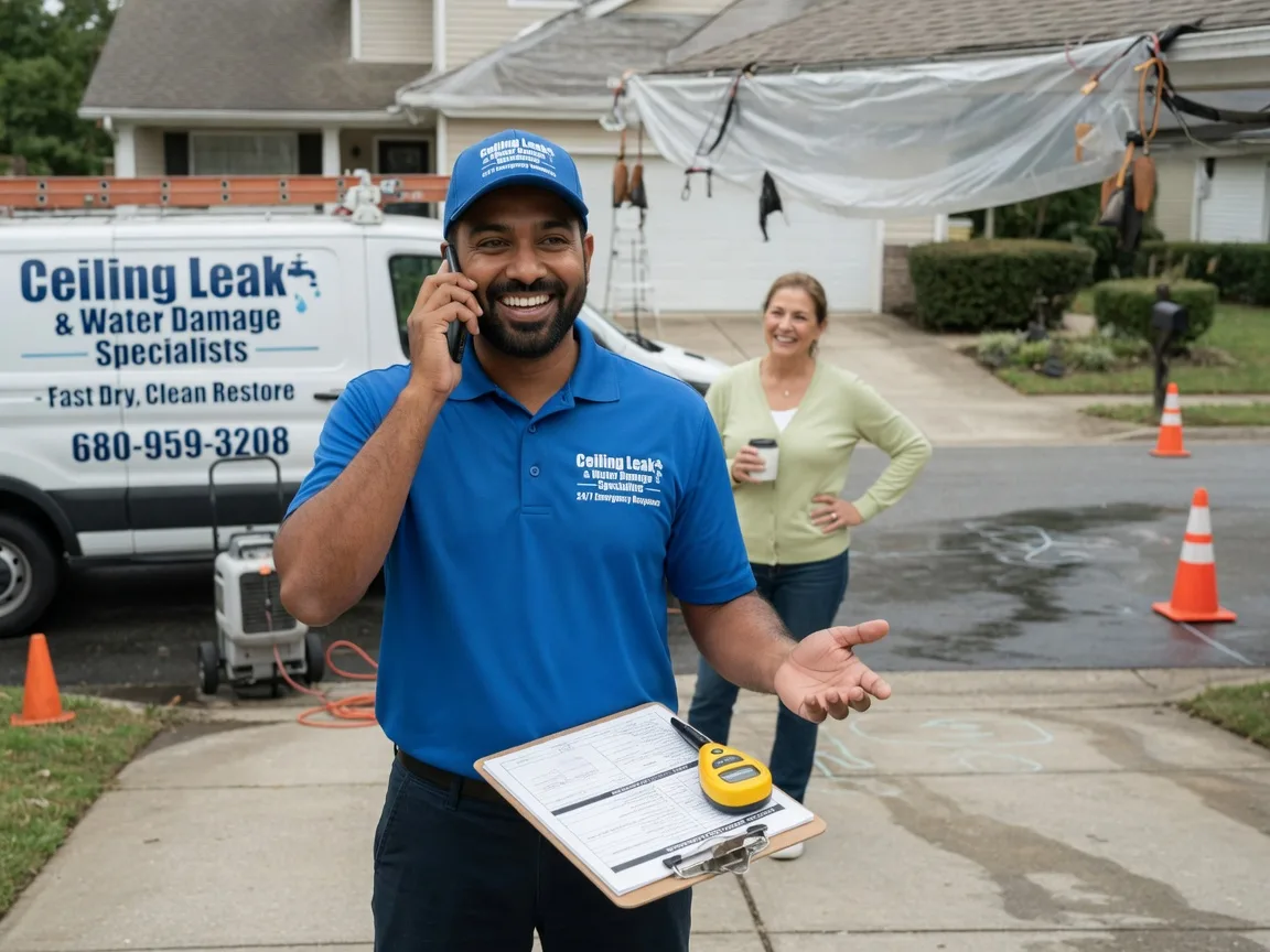 Ceiling Leak Cleanup North Kingsville, OH FAQs